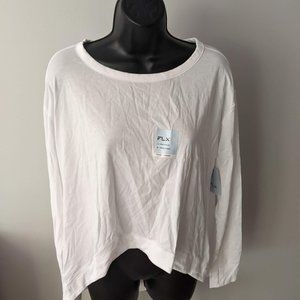 Travel Friendly Full Length High Low Activewear Top